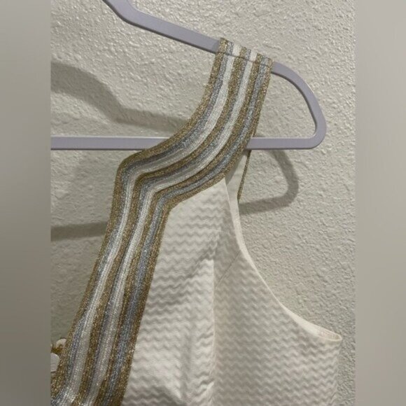 Lilly Pulitzer Embroidered Valli Dress Feminine Resort White Preppy Club Party - Picture 4 of 11